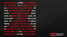 Things I learned at TEDx Detroit.